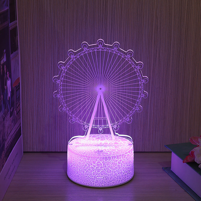 Newest Kid Light Night 3D LED Night Light Creative Table Bedside Lamp Romantic Balloon Love Light Kids Gril Home Decoration Gift